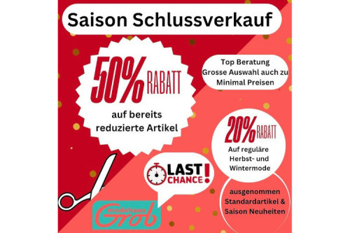 Saison Schlussverkauf