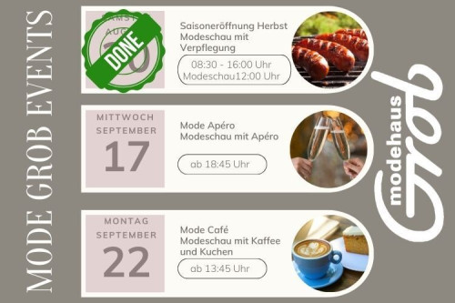 Mode Events beim Grob