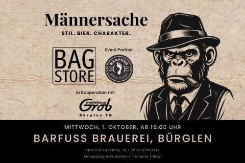 Männersache Barfuss Brauerei, Bürglen